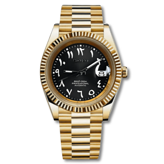 DATEJUST GOLD BLACK ARABIC (EID)
Seiko mod
