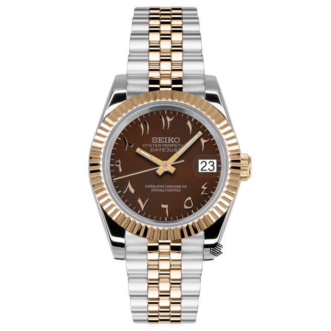 DATEJUST CHOCOLATE ROSE GOLD ARABIC (EID)