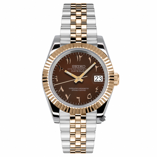 DATEJUST CHOCOLATE ROSE GOLD ARABIC (EID)