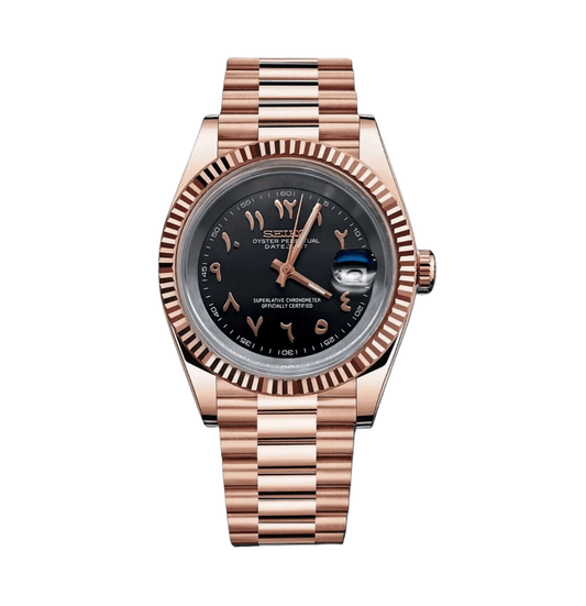 DATEJUST BLACK ROSE GOLD ARABIC (EID)